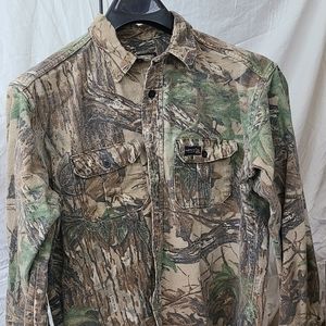 Realtree/Rattlers brand heavy flannel shirt
